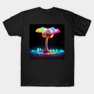 Shroom Bloom (Psychedelic Colorful Nature) T-Shirt